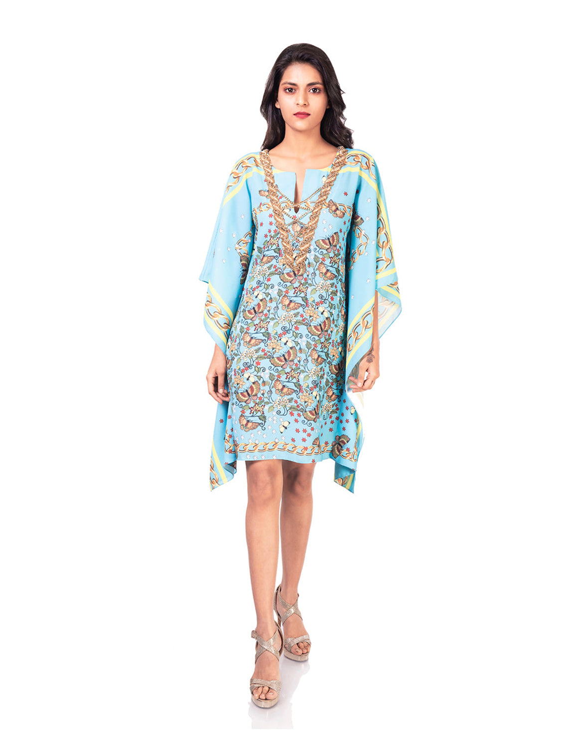 Butterfly sale kaftan dress