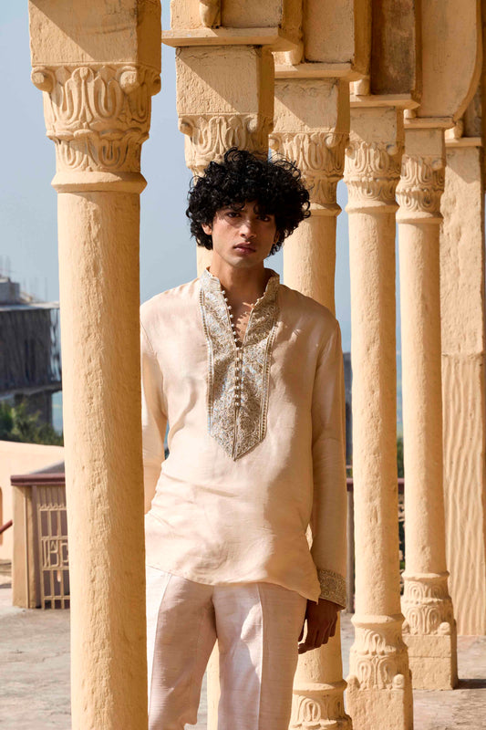 Beige Banaras - Menswear